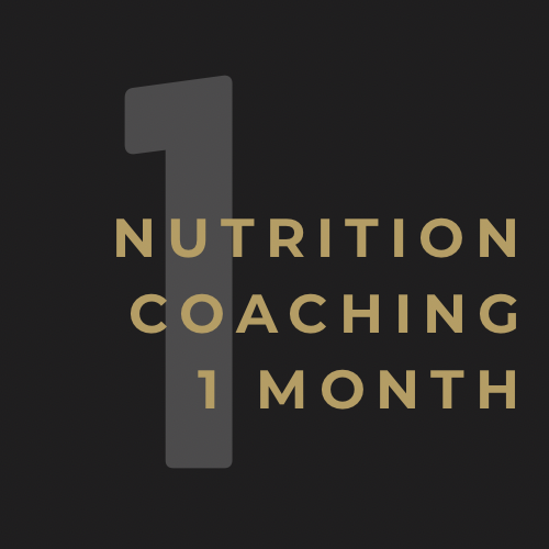 1 Month Nutrition Coaching Plan